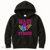 Pray For Maui Hawaii Strong Lahaina Hawaiian Islands Kids Hoodie thumb 0