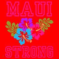 Pray For Maui Hawaii Strong Lahaina Hawaiian Islands Santa Hat thumb 1