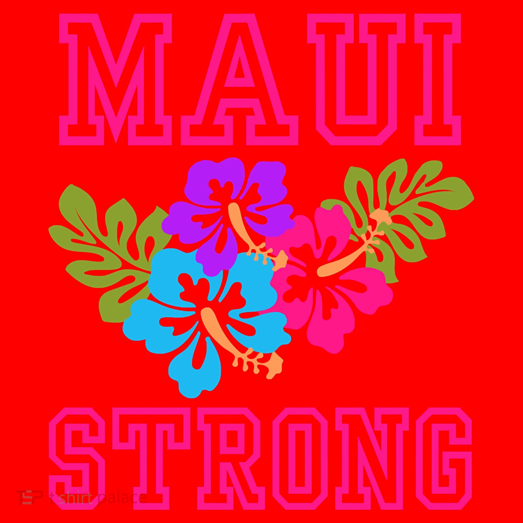 Pray For Maui Hawaii Strong Lahaina Hawaiian Islands Santa Hat
