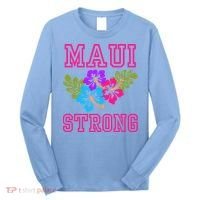 Pray For Maui Hawaii Strong Lahaina Hawaiian Islands Long Sleeve Shirt thumb 0