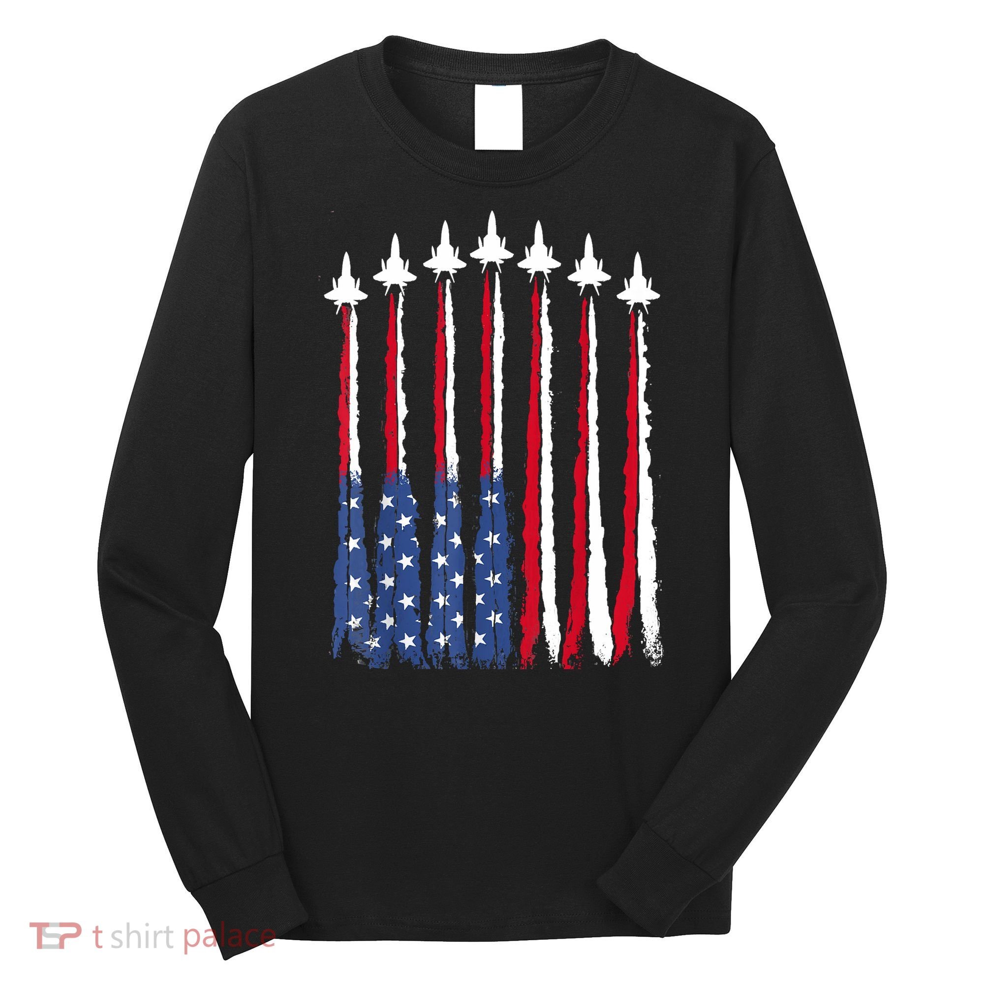 Patriotic For Men 4th Of July USA Long Sleeve Shirt