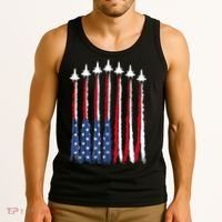 Patriotic For Men 4th Of July USA Tank Top thumb 3