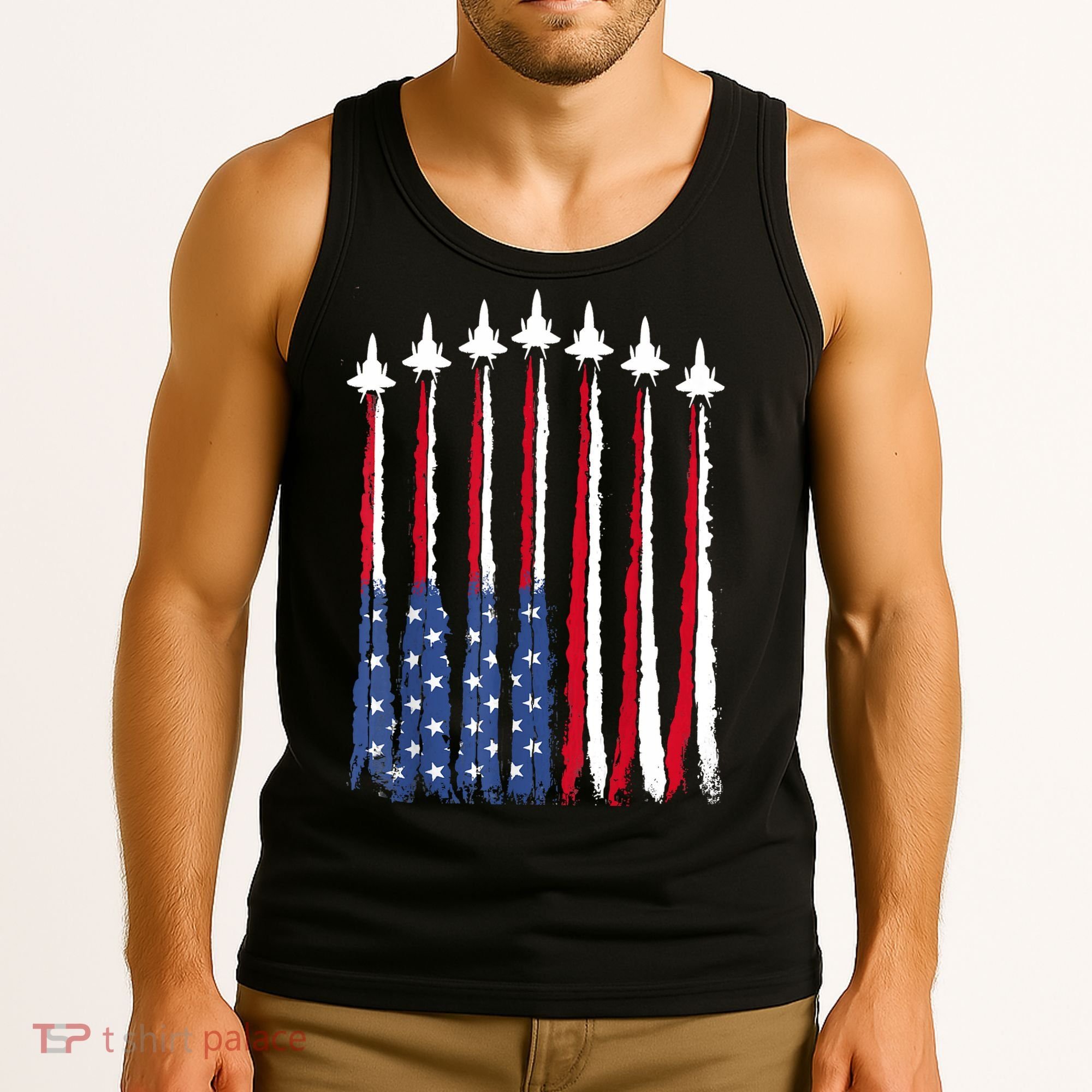 Patriotic For Men 4th Of July USA Tank Top