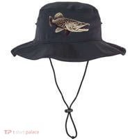 Pike Fish Monchrome Bucket Hat thumb 0