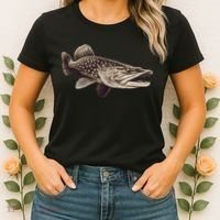Pike Fish Monchrome Women's T-Shirt thumb 2