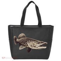 Pike Fish Monchrome Tote Bag thumb 0