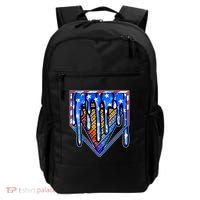 Patriotic Flag Melting Ice Cream Cone Backpack thumb 0