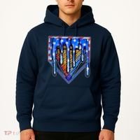 Patriotic Flag Melting Ice Cream Cone Hoodie thumb 2