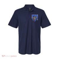 Patriotic Flag Melting Ice Cream Cone Polo thumb 0