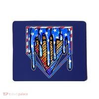 Patriotic Flag Melting Ice Cream Cone Mousepad thumb 0