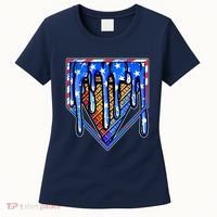 Patriotic Flag Melting Ice Cream Cone Women's T-Shirt thumb 0