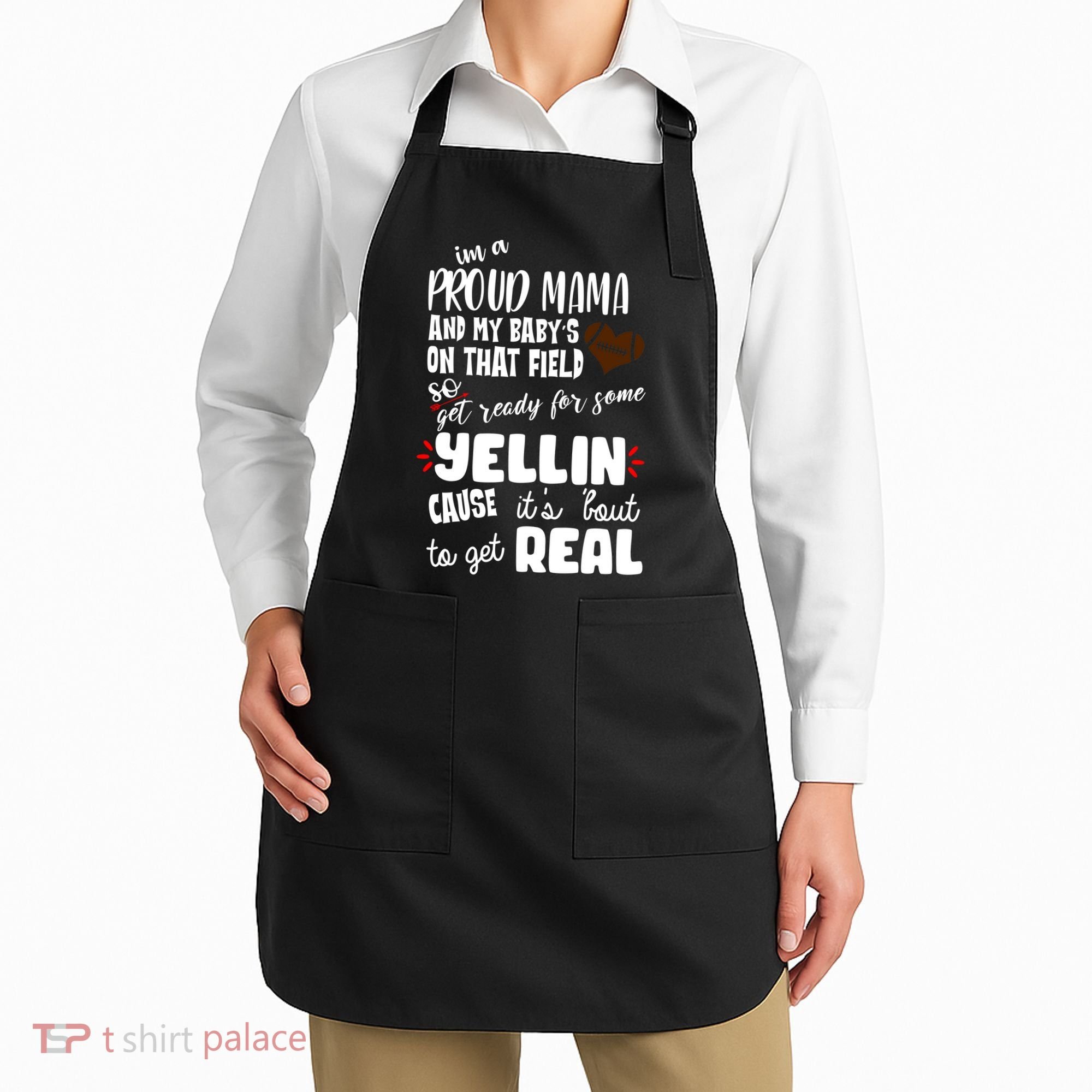Proud Football Mama Apron