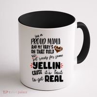 Proud Football Mama Coffee Mug thumb 1