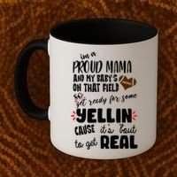 Proud Football Mama Coffee Mug thumb 2