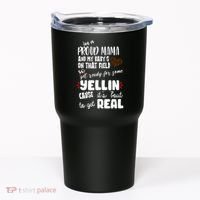 Proud Football Mama Tumbler thumb 0