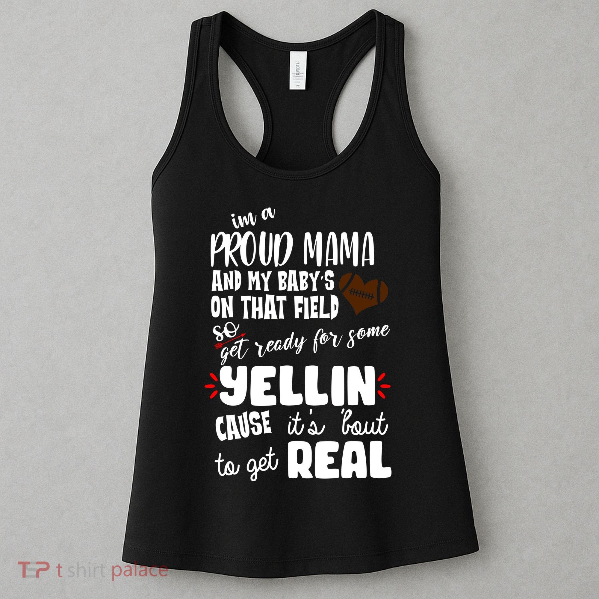 Proud Football Mama Women's Tank Top