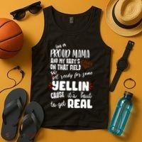 Proud Football Mama Tank Top thumb 4