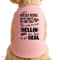 Proud Football Mama Doggie Tank thumb 0