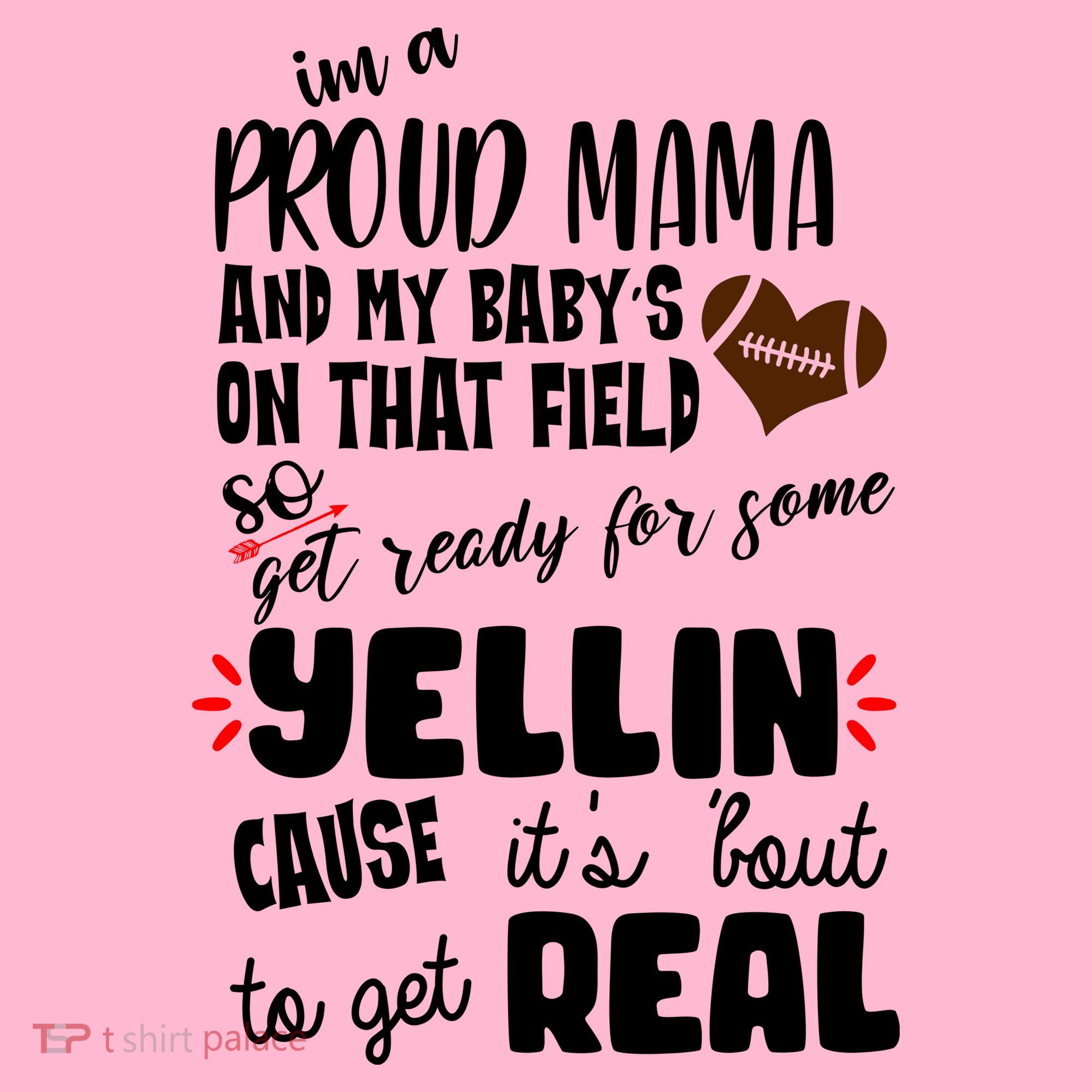 Proud Football Mama Doggie Tank