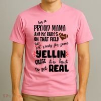 Proud Football Mama T-Shirt thumb 3