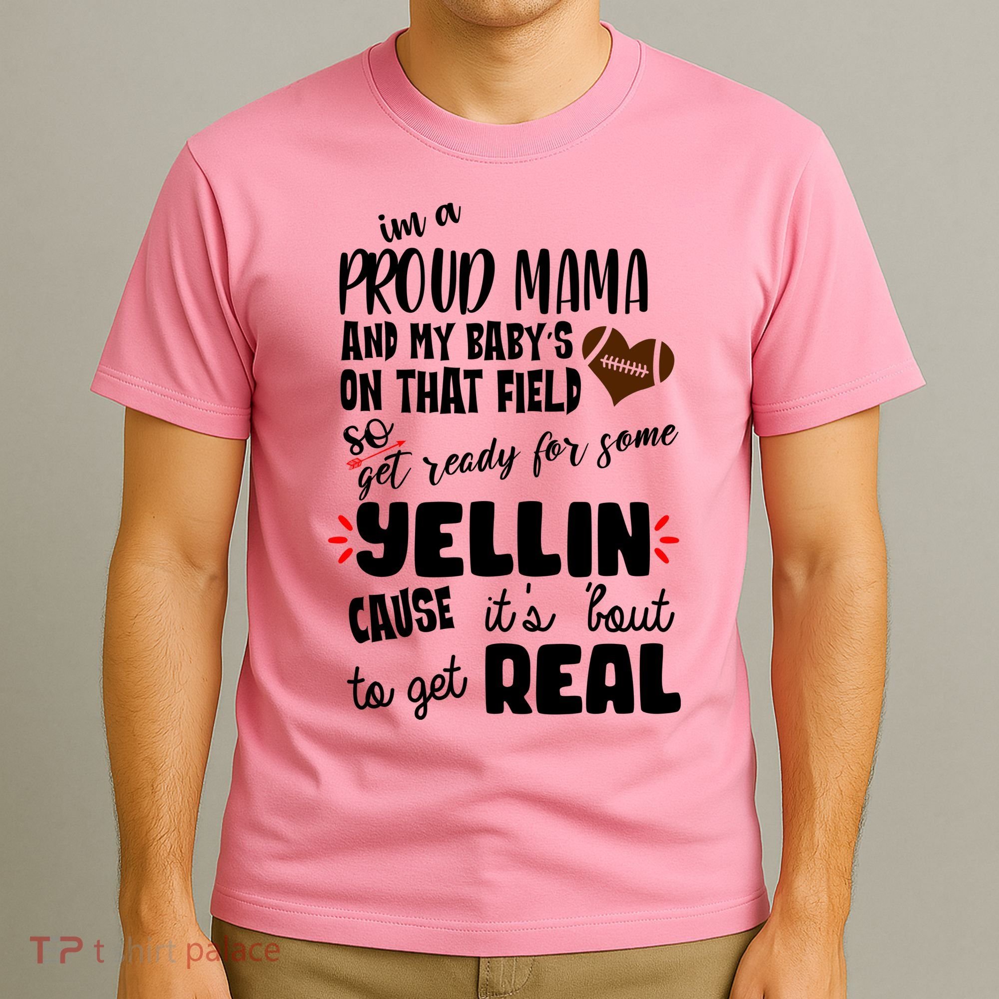 Proud Football Mama T-Shirt