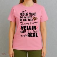 Proud Football Mama T-Shirt thumb 4