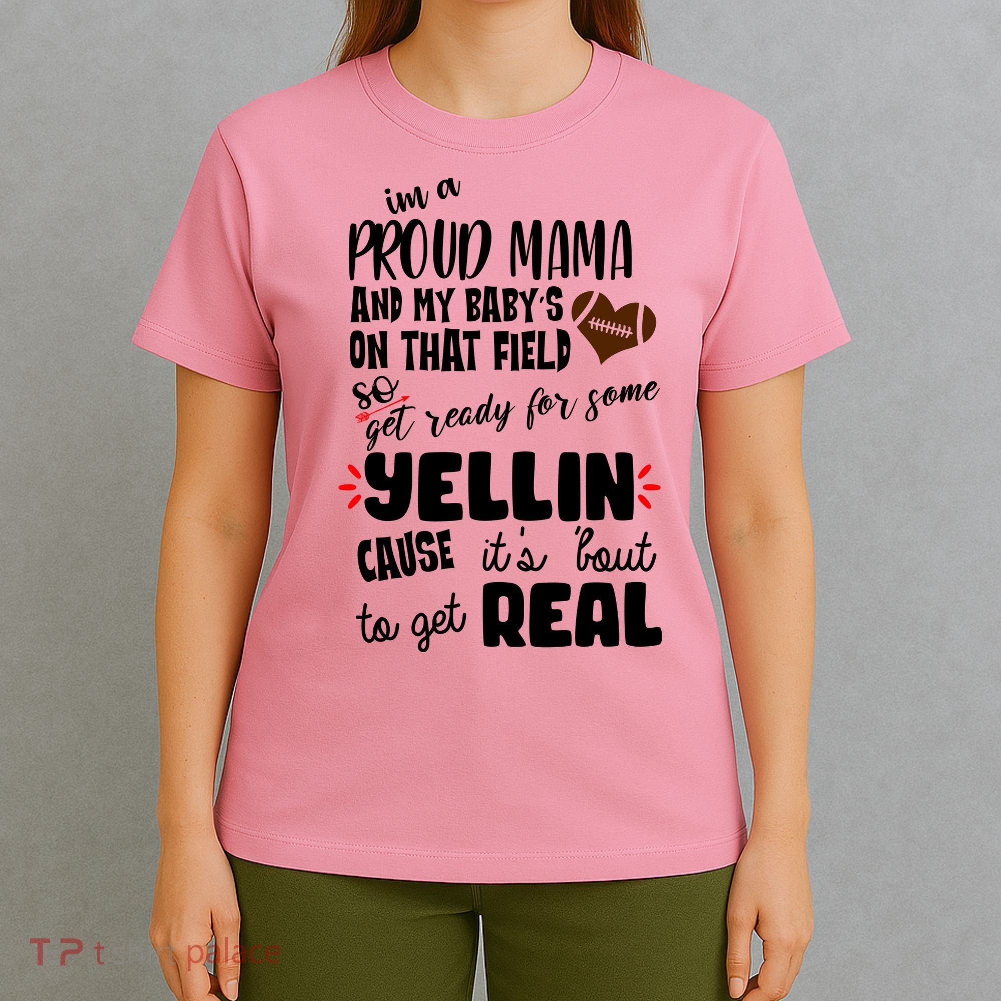 Proud Football Mama T-Shirt