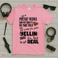 Proud Football Mama T-Shirt thumb 5