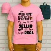 Proud Football Mama T-Shirt thumb 6