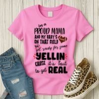 Proud Football Mama Women's T-Shirt thumb 3
