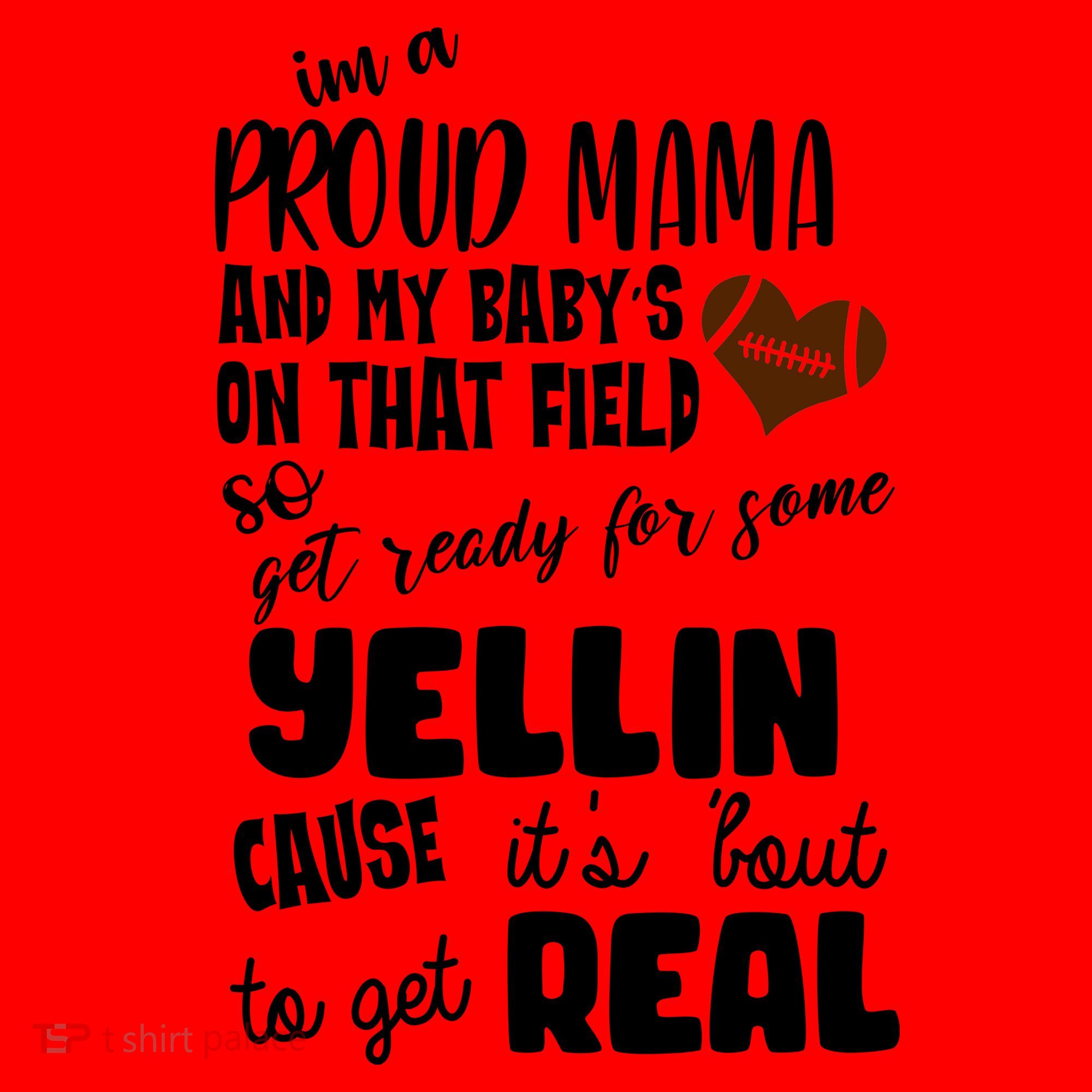 Proud Football Mama Santa Hat