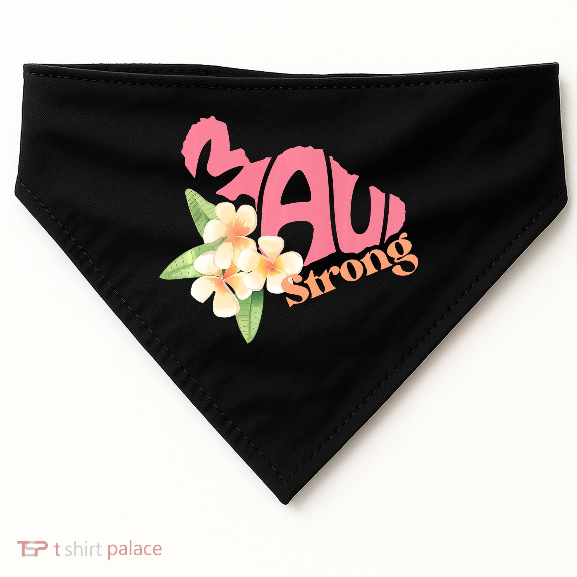 Pray For Maui Hawaii Strong Maui Relief Tee Hawaii Fire Victims USA-Made Doggie Bandana