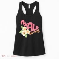Pray For Maui Hawaii Strong Maui Relief Tee Hawaii Fire Victims Women's Tank Top thumb 0