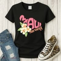 Pray For Maui Hawaii Strong Maui Relief Tee Hawaii Fire Victims Women's T-Shirt thumb 3