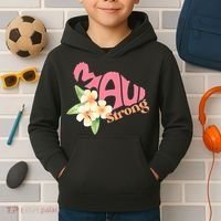 Pray For Maui Hawaii Strong Maui Relief Tee Hawaii Fire Victims Kids Hoodie thumb 2