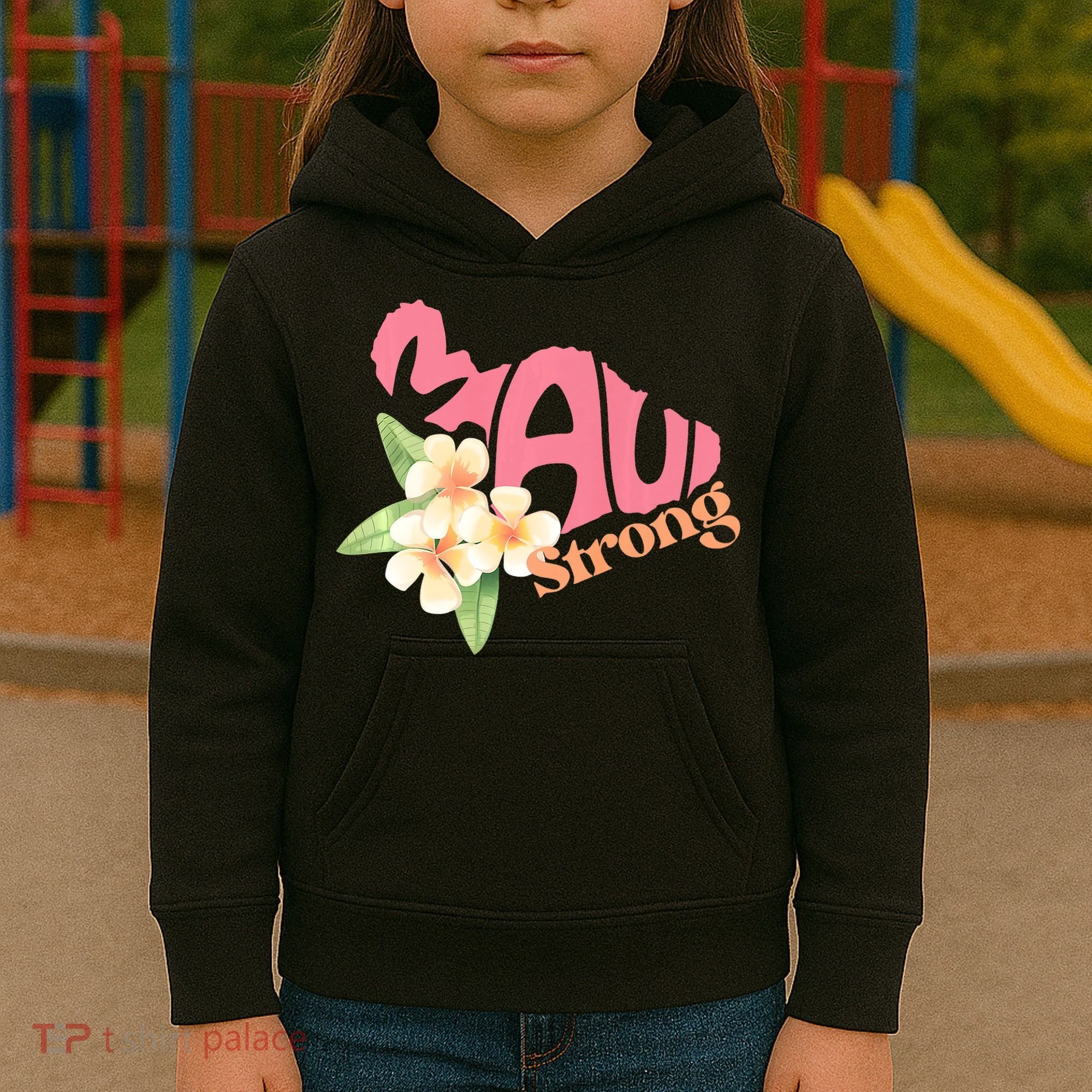 Pray For Maui Hawaii Strong Maui Relief Tee Hawaii Fire Victims Kids Hoodie