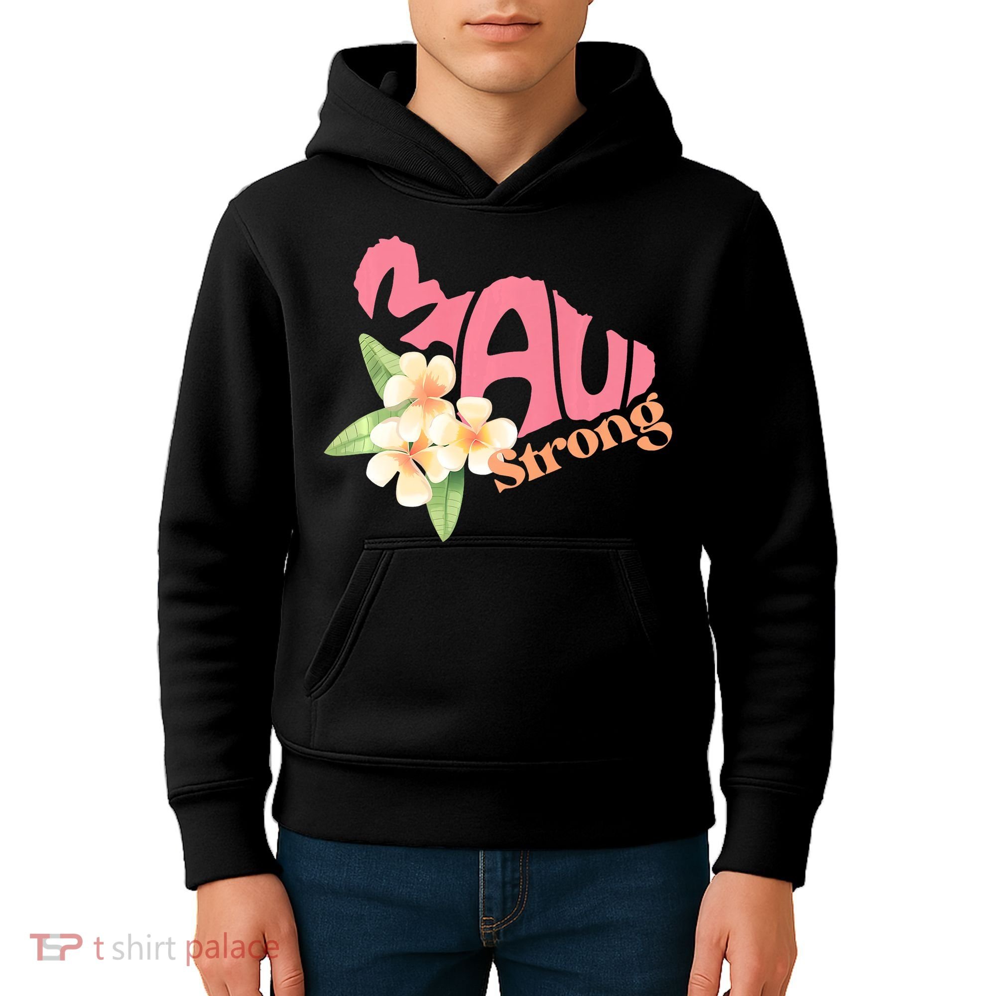 Pray For Maui Hawaii Strong Maui Relief Tee Hawaii Fire Victims Kids Hoodie