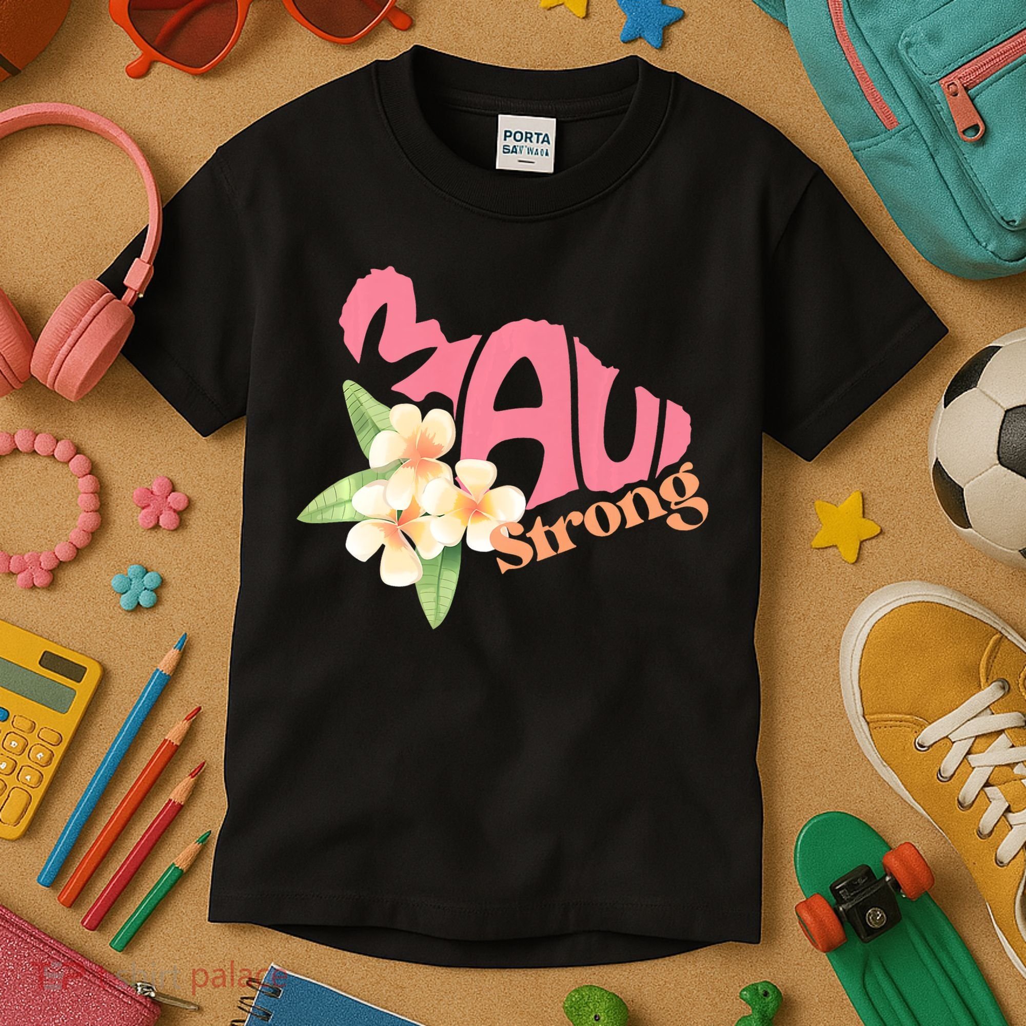 Pray For Maui Hawaii Strong Maui Relief Tee Hawaii Fire Victims Kids T-Shirt