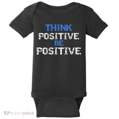 Positive For Motivational Kindness - Positive Message Baby Bodysuit