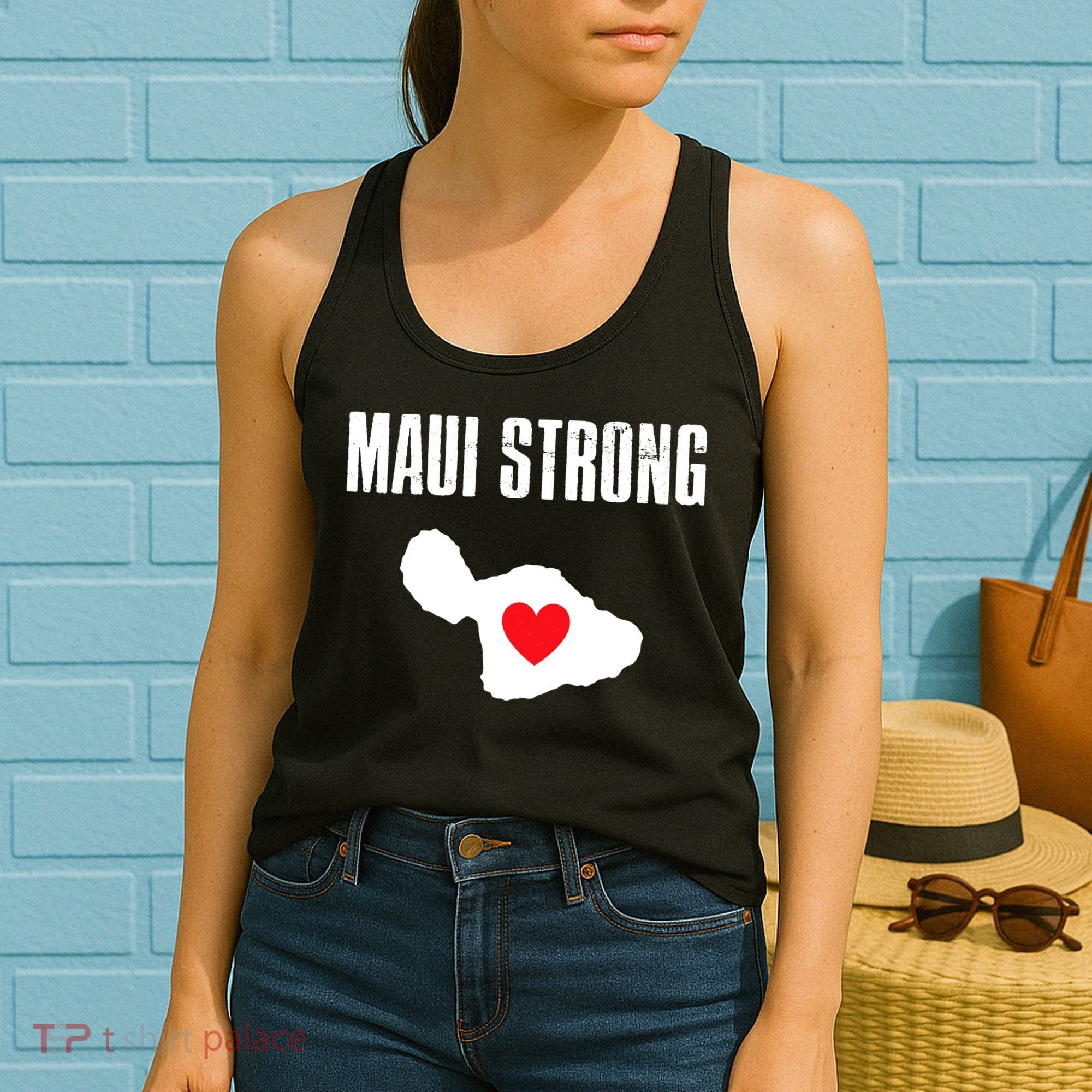 Pray For Maui Hawaii Maui Strong Maui Wildfire Relief Women's Tank Top