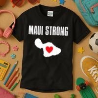 Pray For Maui Hawaii Maui Strong Maui Wildfire Relief Kids T-Shirt thumb 3