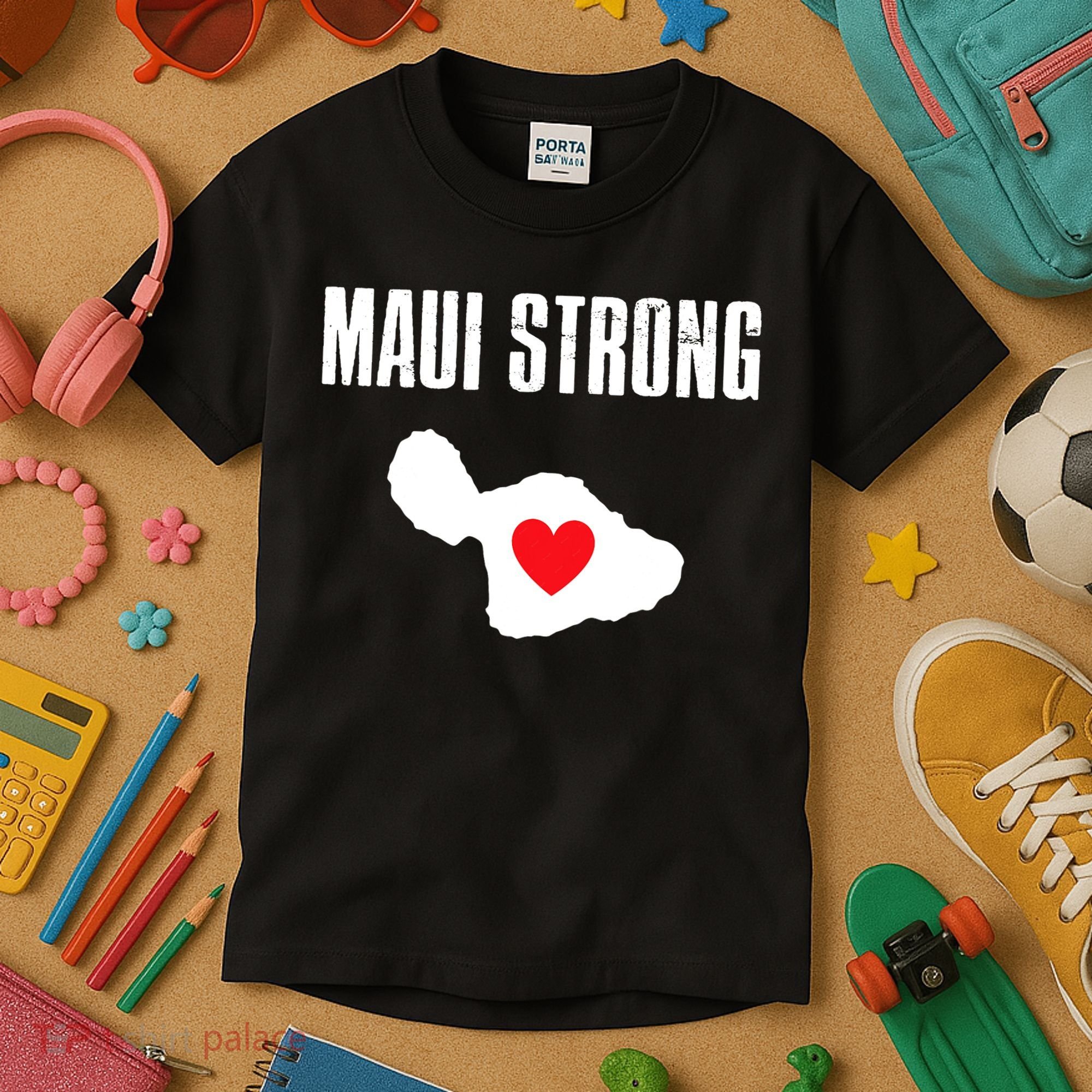 Pray For Maui Hawaii Maui Strong Maui Wildfire Relief Kids T-Shirt