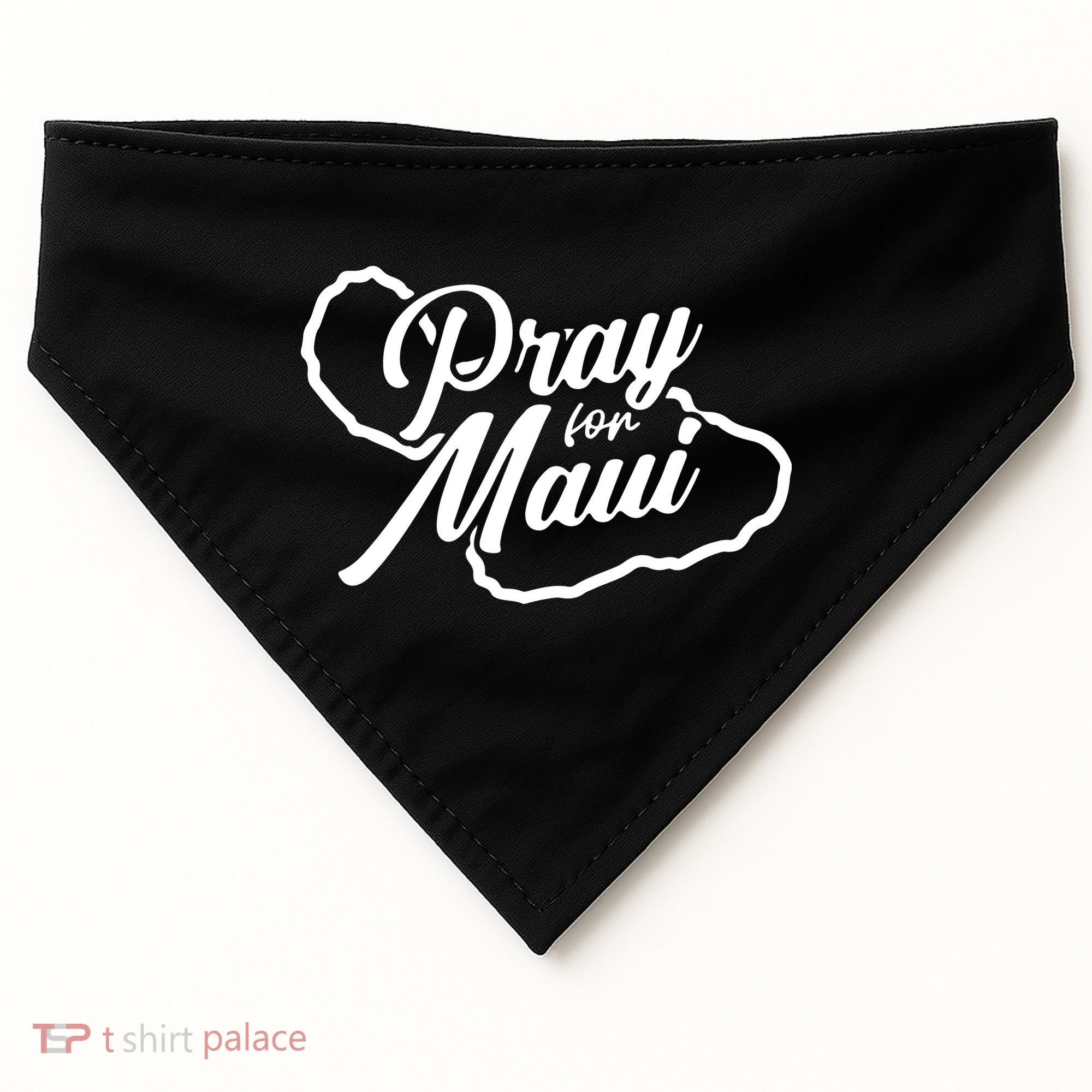 Pray For Maui Gift USA-Made Doggie Bandana