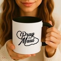 Pray For Maui Gift Coffee Mug thumb 3