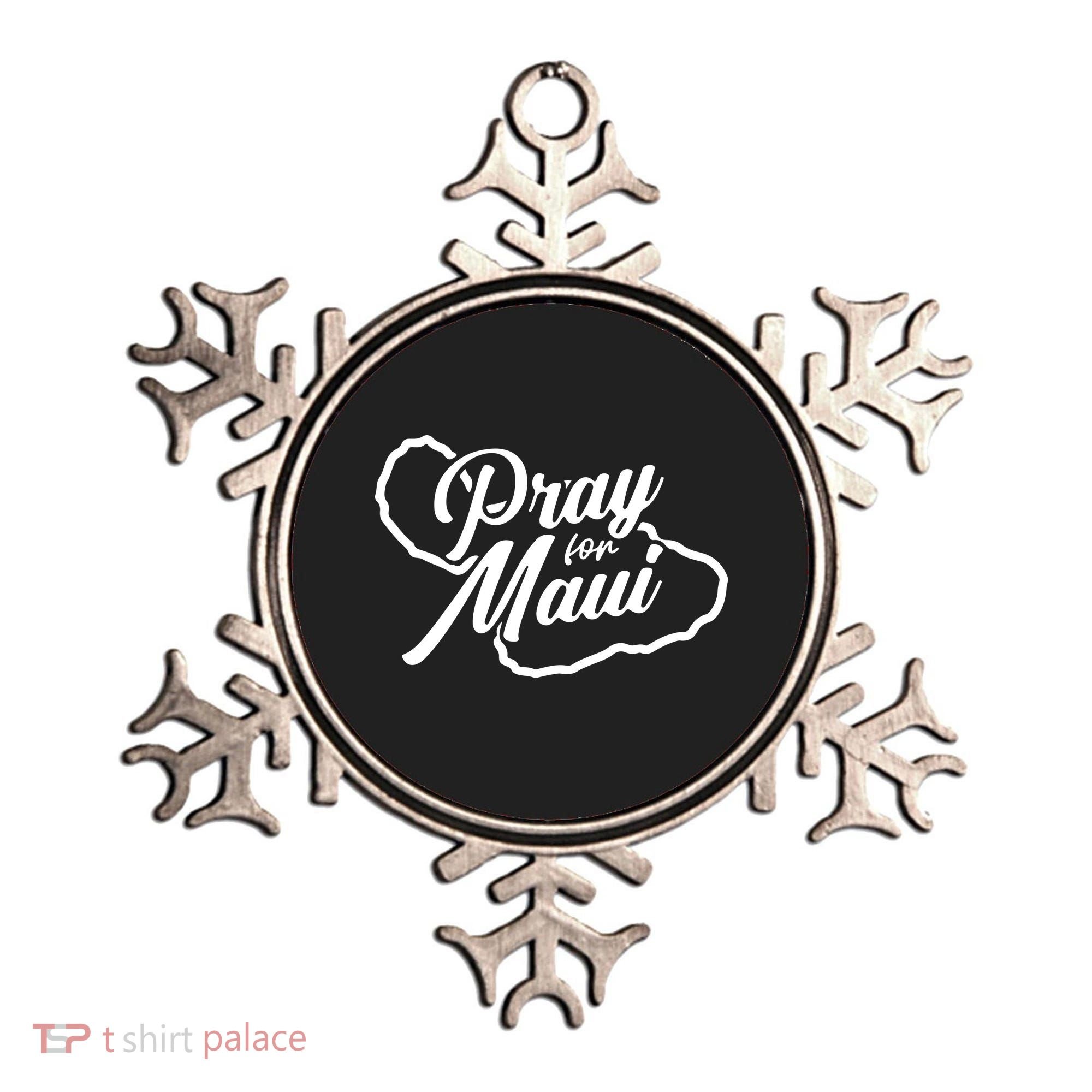 Pray For Maui Gift Ornament