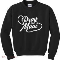 Pray For Maui Gift Kids Sweatshirt thumb 0