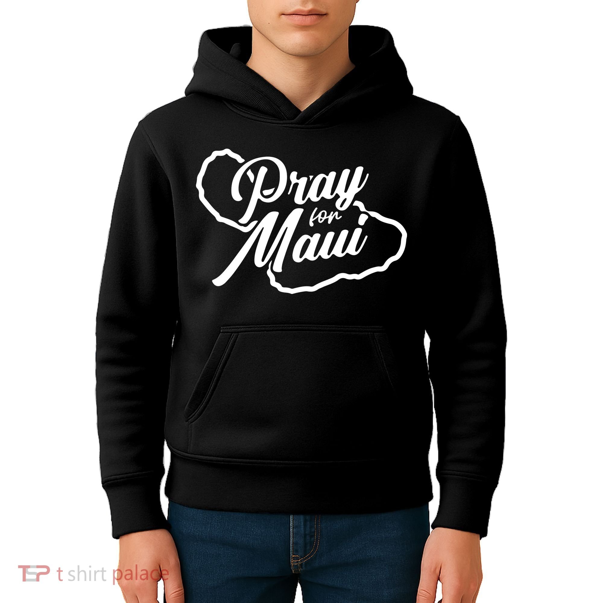 Pray For Maui Gift Kids Hoodie
