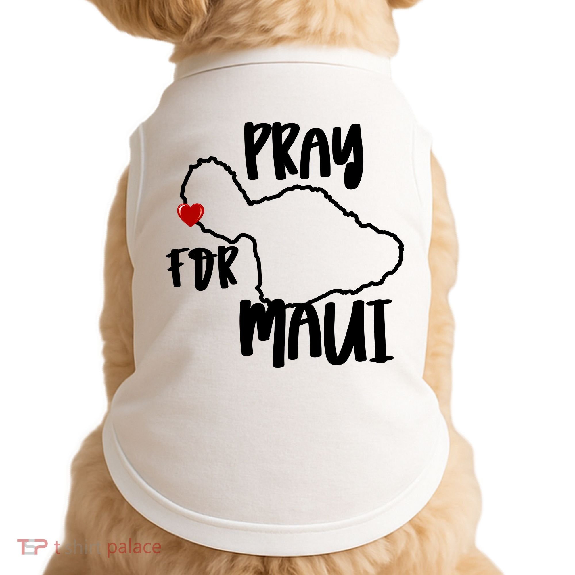Pray For Maui Hawaii Strong Maui Wildfire Support Men Women Doggie Tank