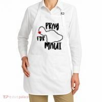Pray For Maui Hawaii Strong Maui Wildfire Support Men Women Apron thumb 2