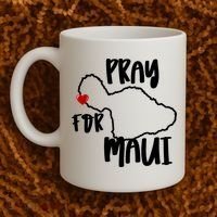 Pray For Maui Hawaii Strong Maui Wildfire Support Men Women Coffee Mug thumb 2